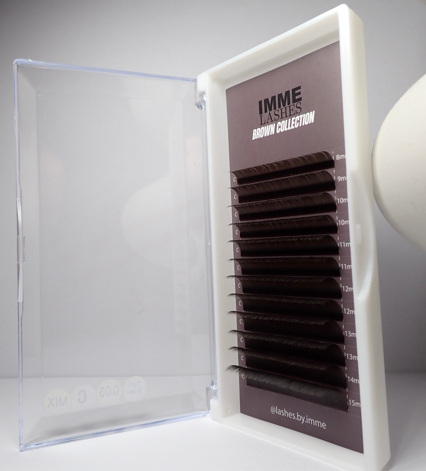 Mørke Brune volume vipper/ mix 8-15mm (GAMMELT DESIGN)