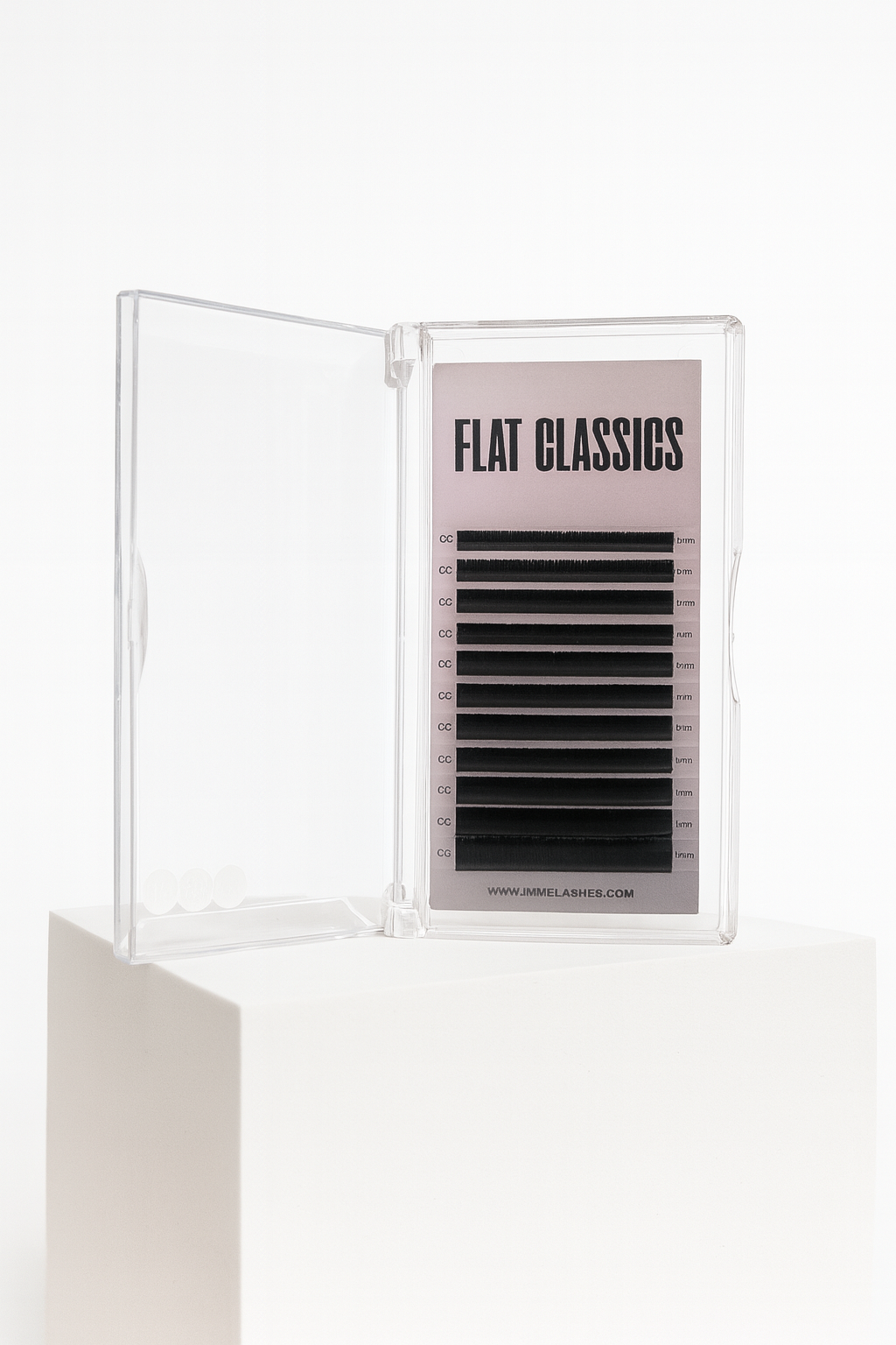 Svarte klassiske FLATE vipper (0,15 MIX 8-15mm)