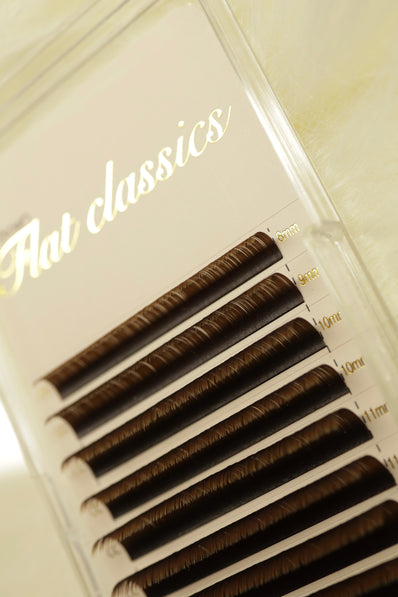 Ultra soft FLATE klassiske (brun) / 0,15 mix brett