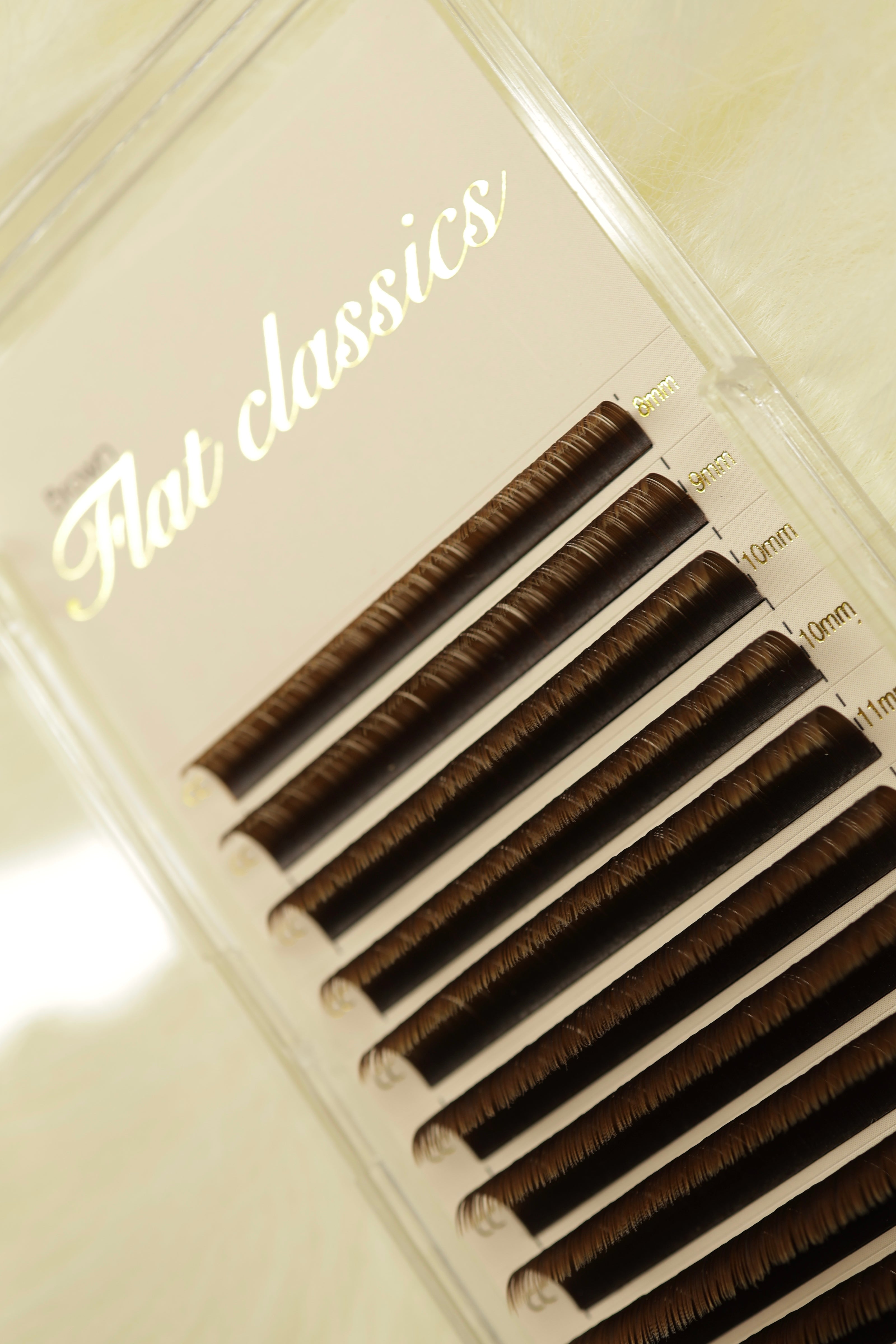 Ultra soft FLATE klassiske (brun) / 0,15 mix brett
