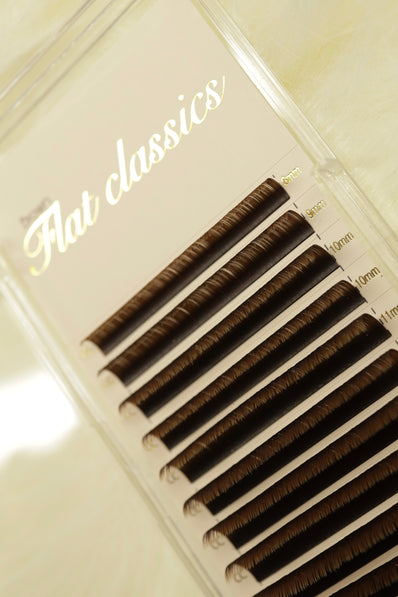 Ultra soft FLATE klassiske (brun) / 0,15 mix brett