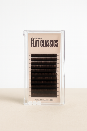 Ultra soft FLATE klassiske (brun) / 0,15 mix brett