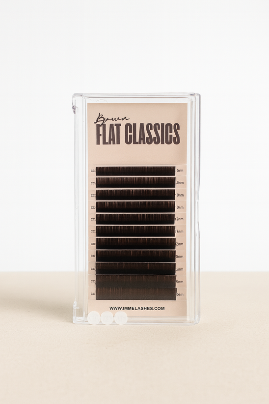 Ultra soft FLATE klassiske (brun) / 0,15 mix brett