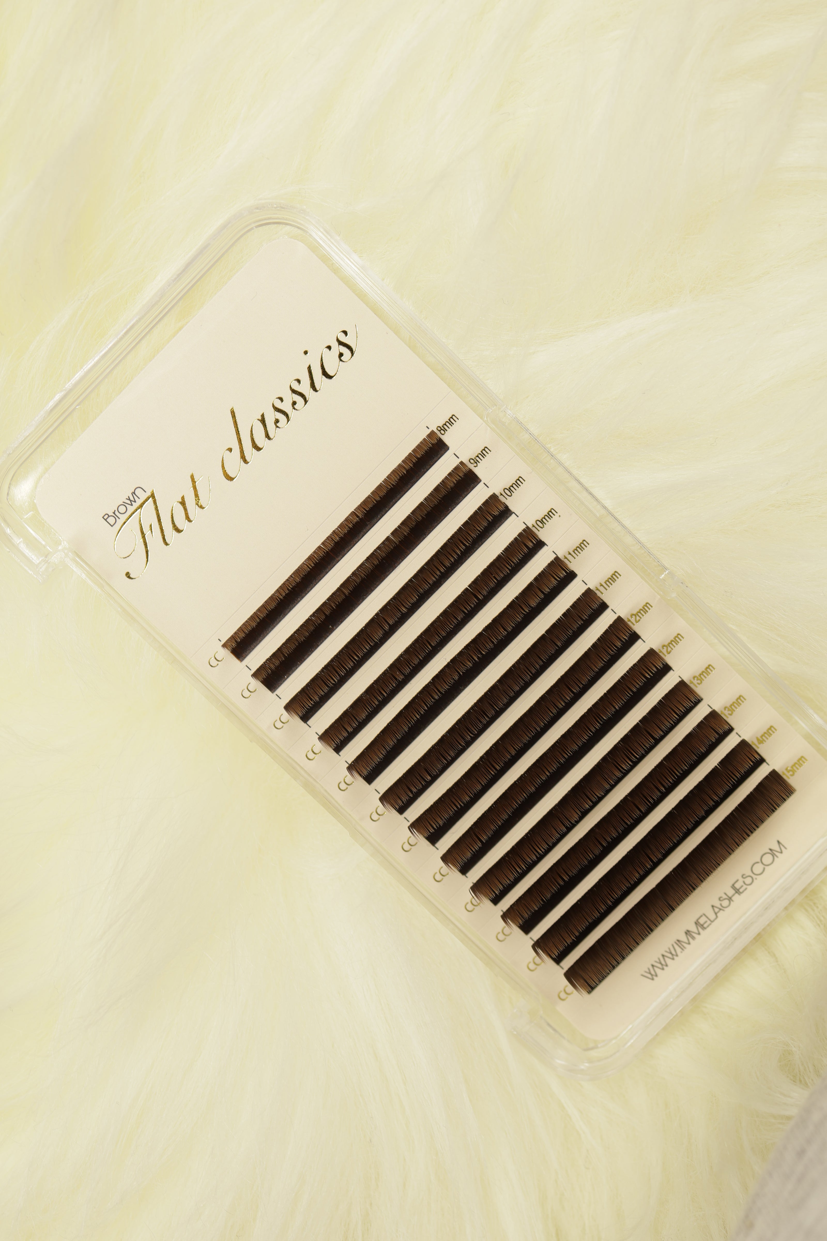 Ultra soft FLATE klassiske (brun) / 0,15 mix brett